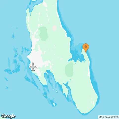 Map of Karafuu Beach Resort & Spa and the nearest airport